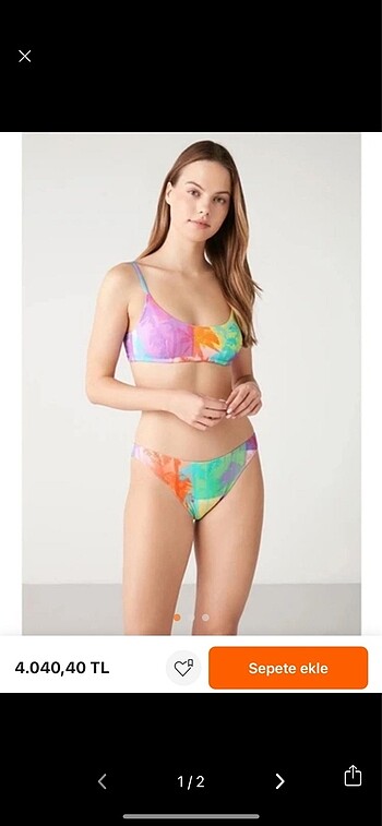 Kom orijinal bikini takımı