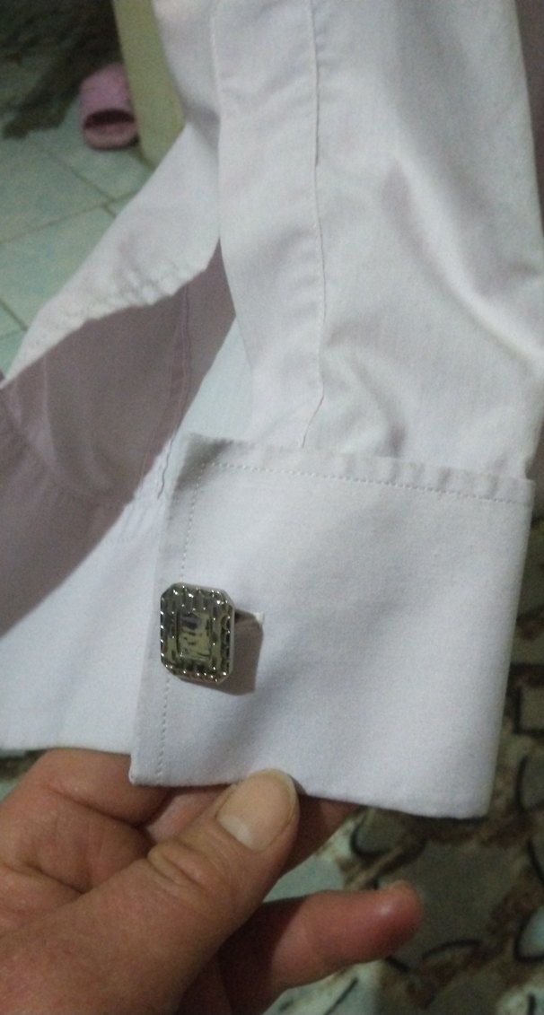 Pembe Düğmeli Erkek Ofis Gömleği - Görsel 3