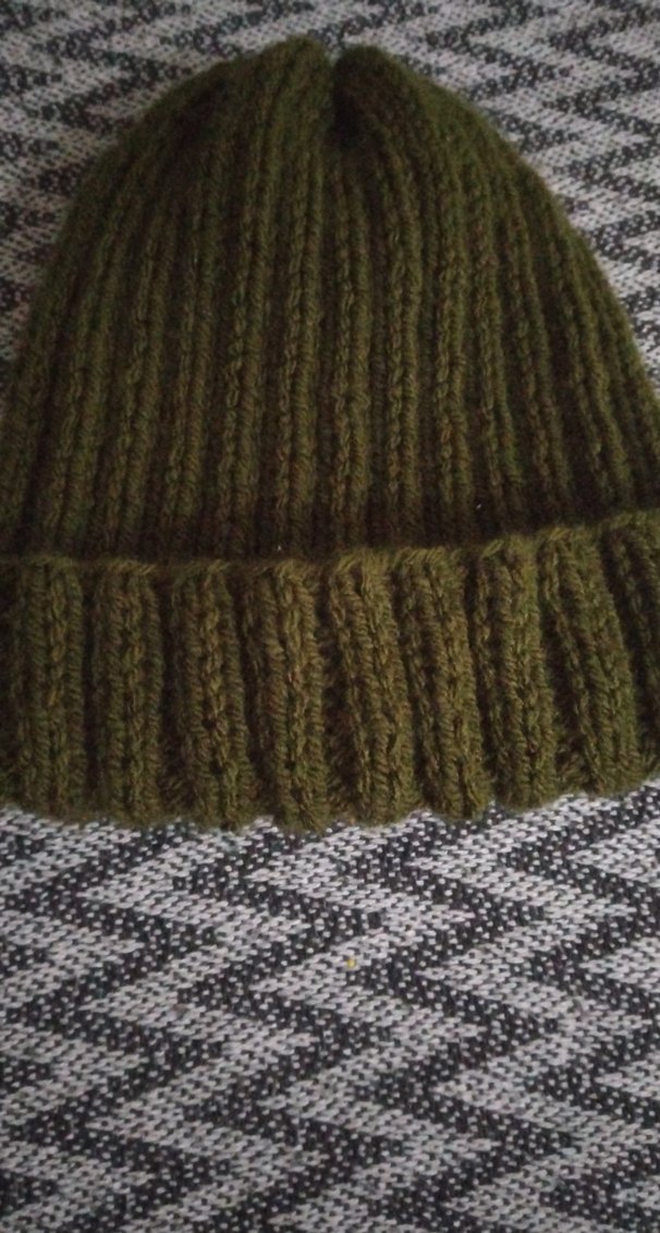 Gri Kadın Örgü Bere - Görsel 2