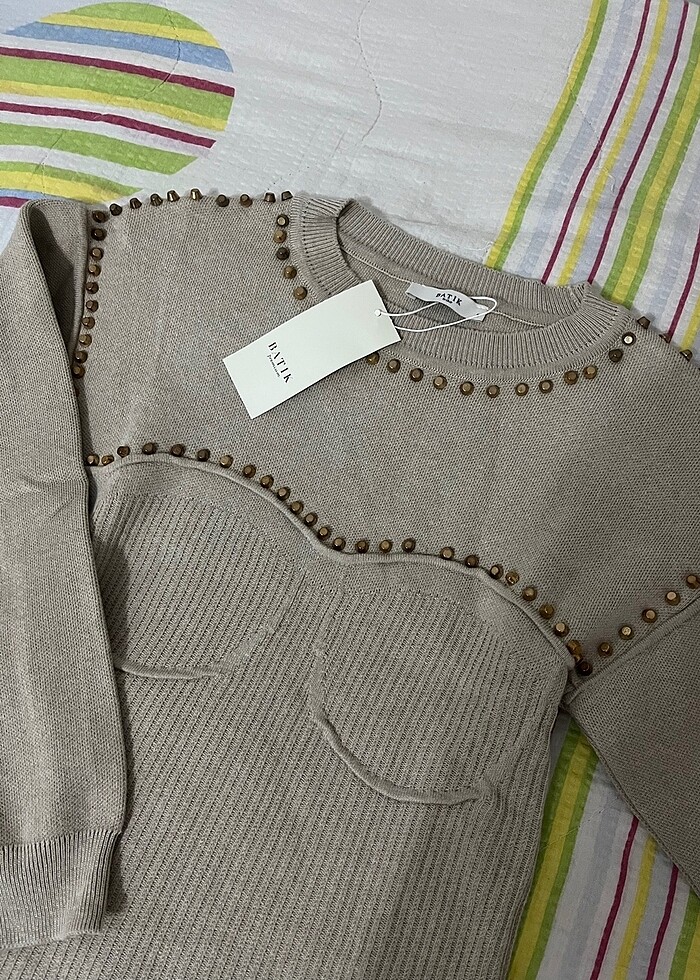 Zımba detay bluz - Görsel 2