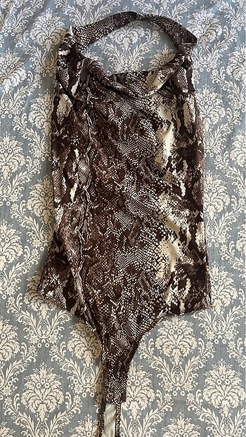 xs Beden kahverengi Renk Stradivarius drapeli body