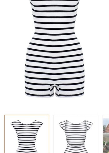 La Sarta Çizgili Tulum - Görsel 4