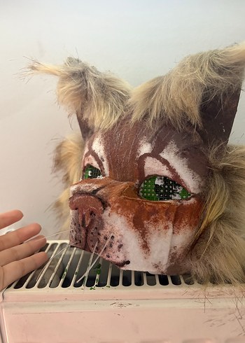 Kahverengi Kedi Maskesi - Görsel 2