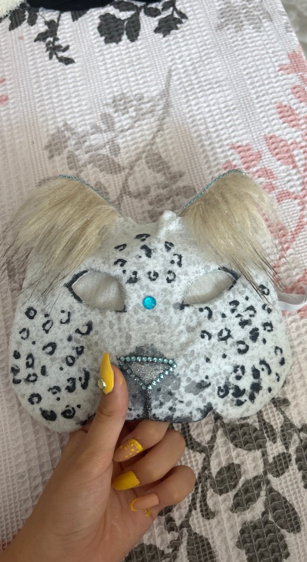 Su geçirmez kar leoparı maskesi - Görsel 3