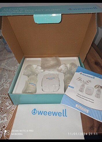 Beden Weewell Çift Göğüs Pompası 