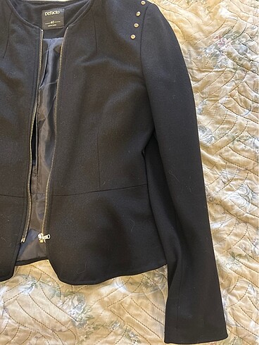 40 Beden siyah Renk Siyah Blazer