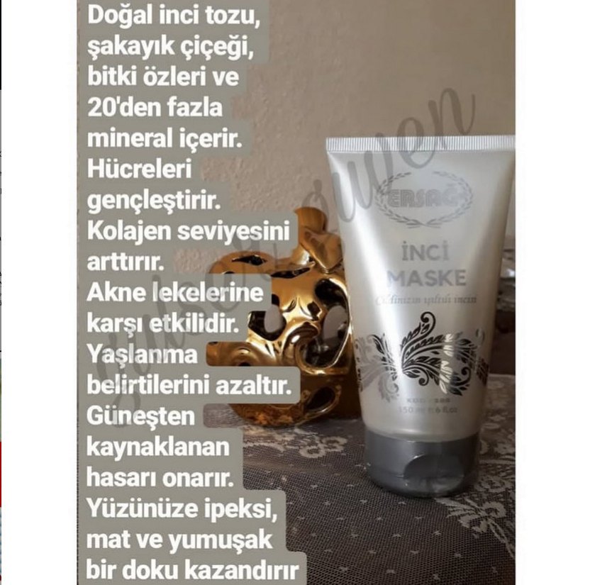 Ersağ İnci Maskesi - Detoks ve Yenileyici Maske - Görsel 2