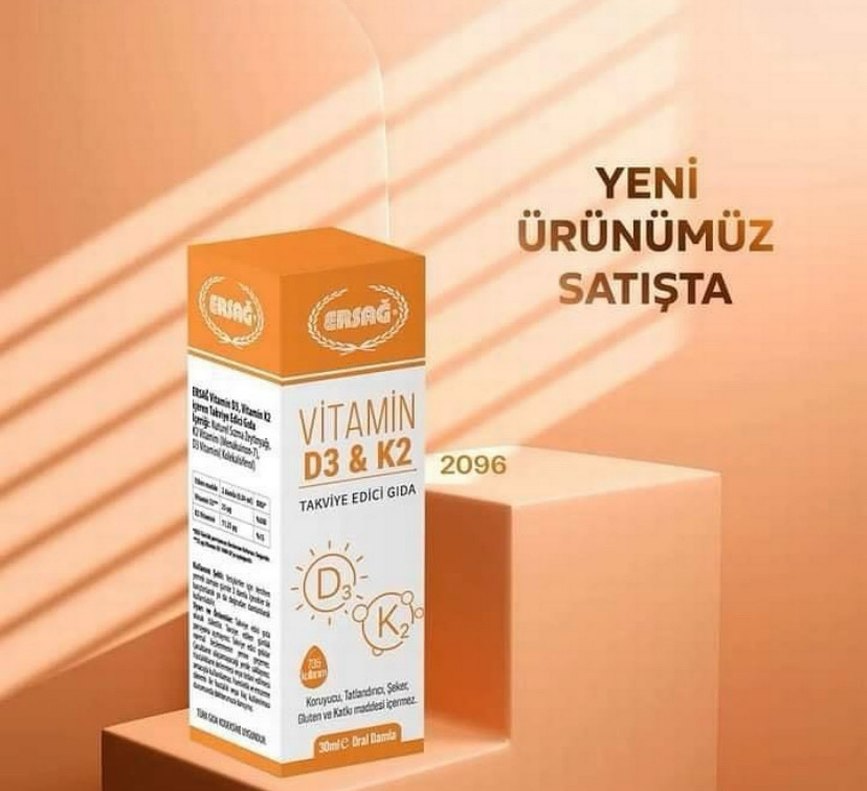 ERSAĞ VİTAMİN D3 & K2 - Görsel 2