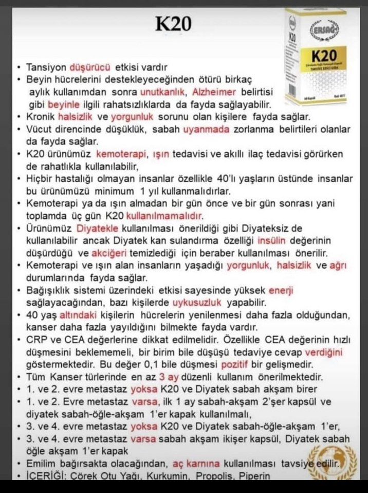 Ersağ K20 Çörekotu Yağı Yumuşak Kapsül 60 Adet - Görsel 3