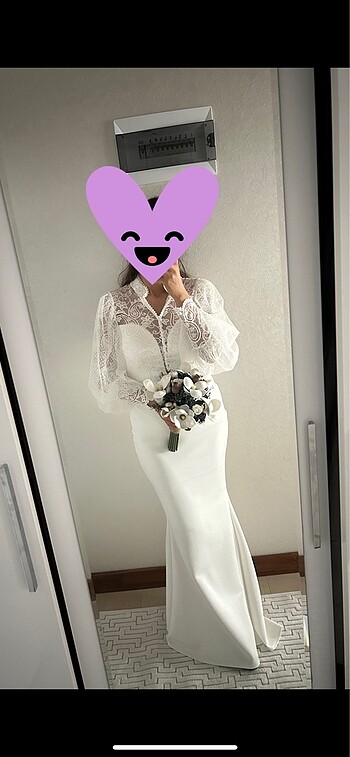 Beyaz Romantik Elbise