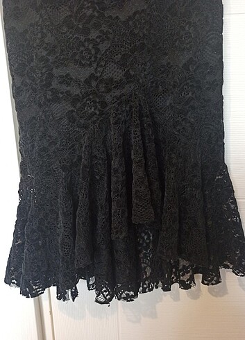 Siyah Etkileyici Elbise - Görsel 8