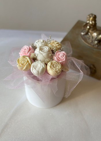 Pastel Renkli Çiçekli Sabun - Görsel 2