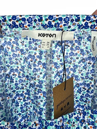 36 Beden çeşitli Renk Koton Uzun Etek %70 İndirimli.