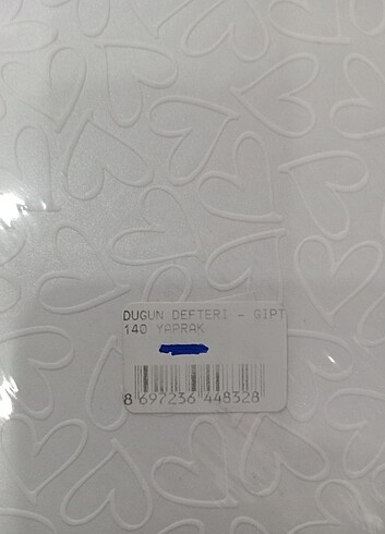 Beden Gıpta Düğün Defteri 20x28 140 Yaprak
