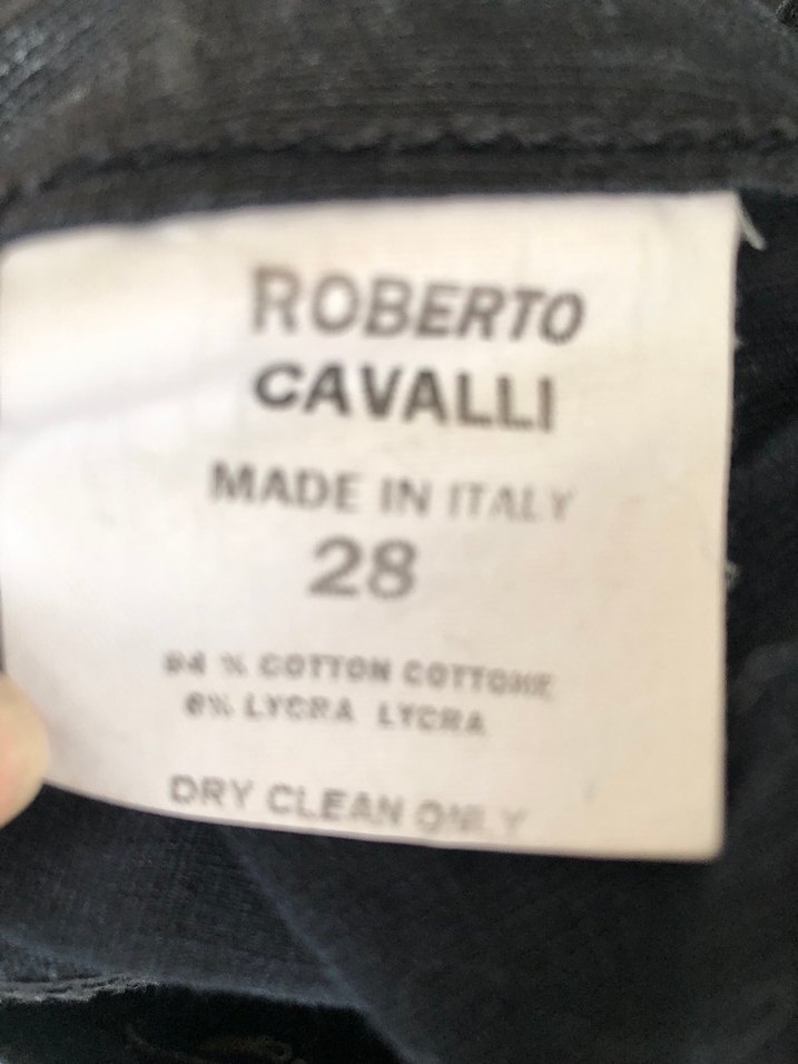 Roberto Cavalli Dar Paça Parlak Pantolon — görsel 7/13