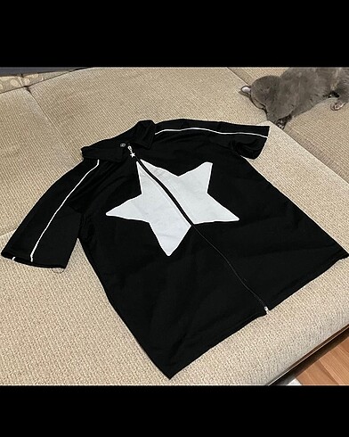 Y2k Star Tshirt-Kolsuz Sweat