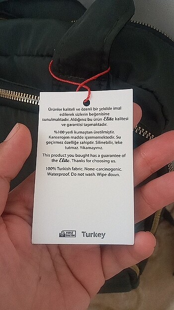 Beden haki Renk Bebek bakım çantası