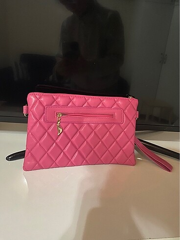 Beden pembe Renk Clutch çanta