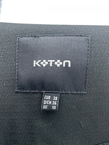 38 Beden siyah Renk Koton Blazer %70 İndirimli.
