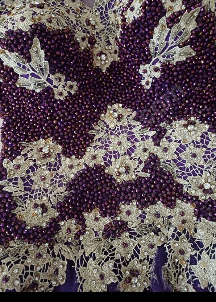 Mor kına nişan kıyafeti - Görsel 2