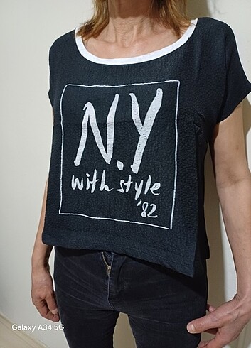 Kadın tişört kazak - Görsel 4