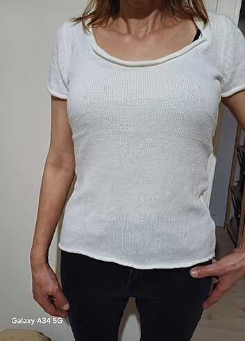 Kadın tişört kazak - Görsel 12
