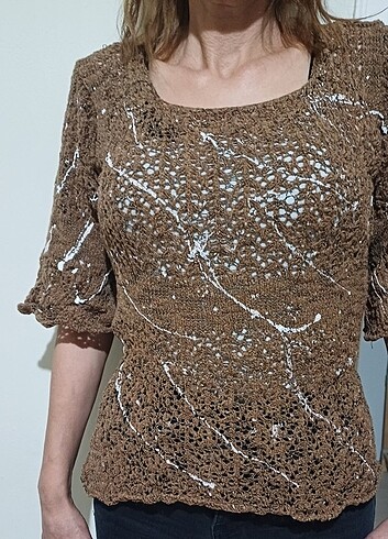 Kadın tişört kazak - Görsel 13