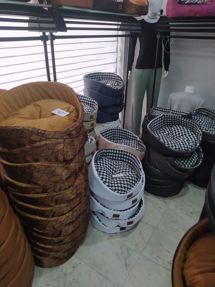 Kahverengi ve Desenli Kedi Yatağı - Görsel 3