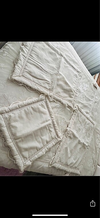 Karaca yatak örtüsü seti - Görsel 4