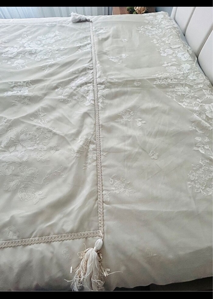 Karaca yatak örtüsü seti - Görsel 3