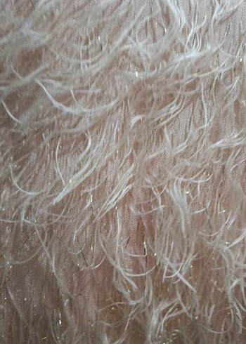 Kız Çocuk Beyaz Kolsuz Tüylü Elbise. 9_10 yaş Civil marka - Görsel 3