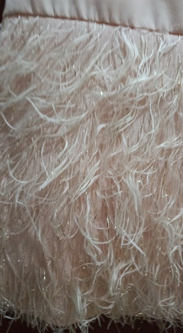 Kız Çocuk Beyaz Kolsuz Tüylü Elbise. 9_10 yaş Civil marka - Görsel 3