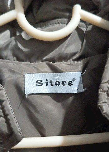 Sitare Marka.Gri Uzun Kapitone Kadın Kışlık Mont - Görsel 4