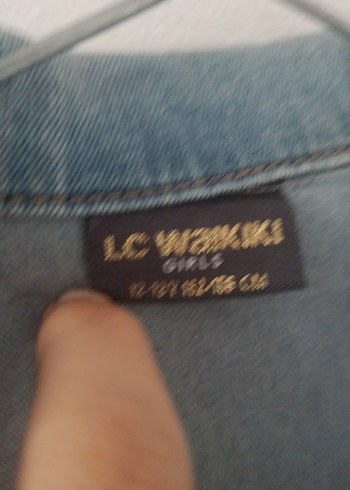 Düğmeli Mavi Denim Kadın Ceket - Görsel 2