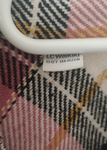 Pembe Ekoseli Uzun Kollu kız çocuk Gömlek - Görsel 2