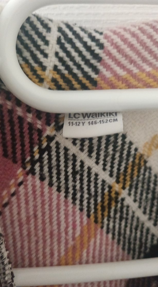 Pembe Ekoseli Uzun Kollu kız çocuk Gömlek - Görsel 2