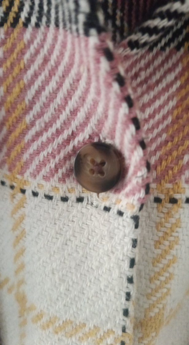 Pembe Ekoseli Uzun Kollu kız çocuk Gömlek - Görsel 3