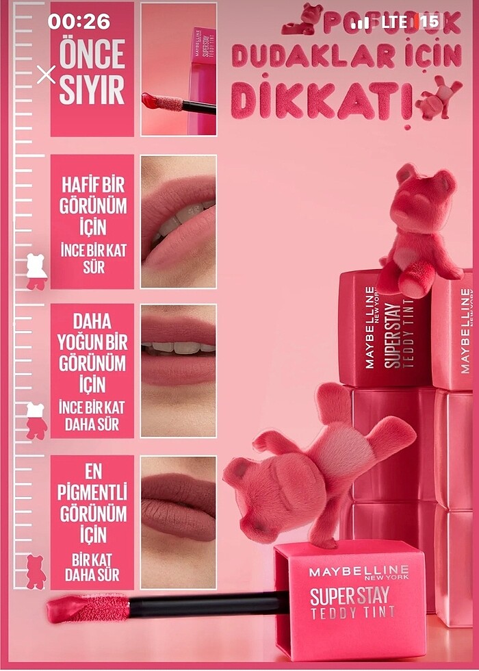 Maybelline New York teddy Tint - Görsel 2