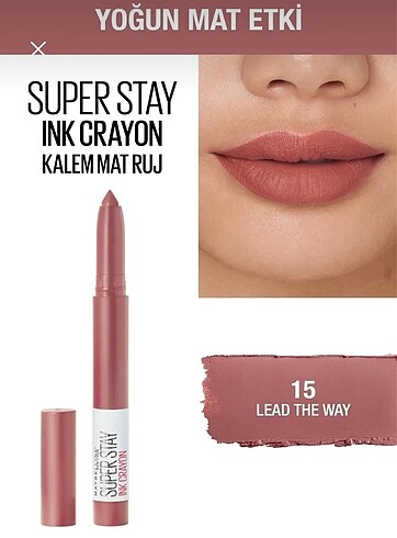 Maybelline New York süper stay kalem ruj - Görsel 2