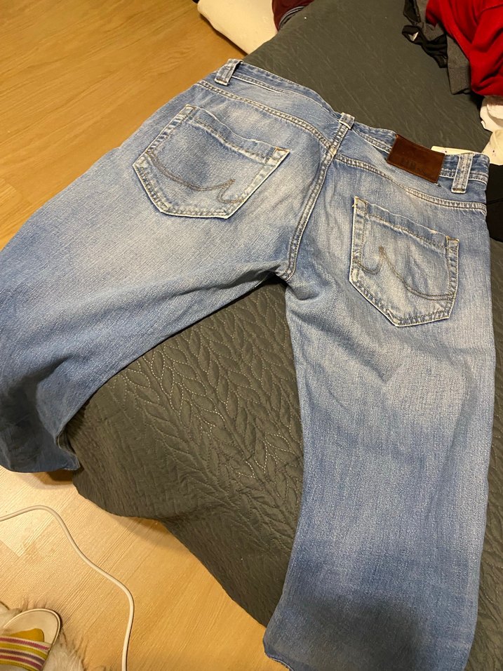 Mavi Bol Kesim Denim Jean - Görsel 2
