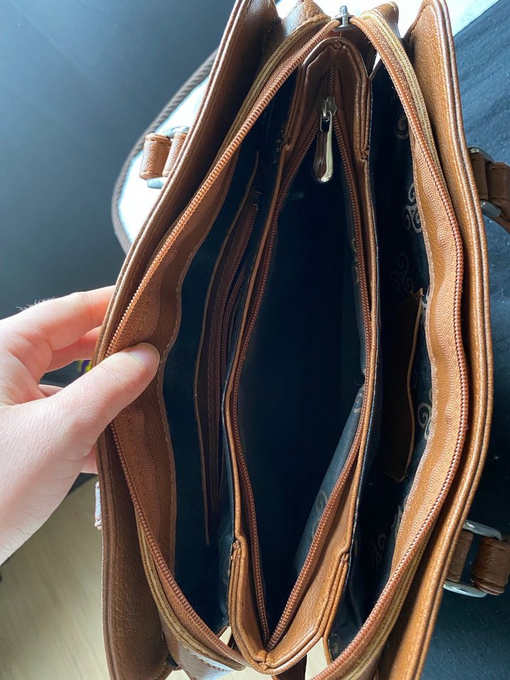 Taba vintage çanta - Görsel 4