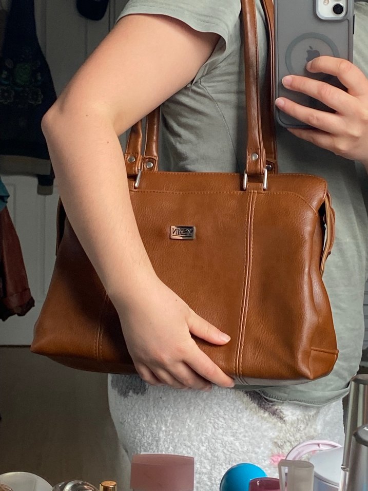 Taba vintage çanta - Görsel 2