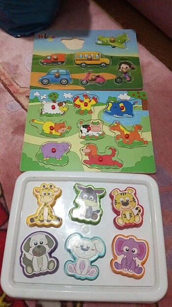 Bebek oyuncağı ahşap puzzle