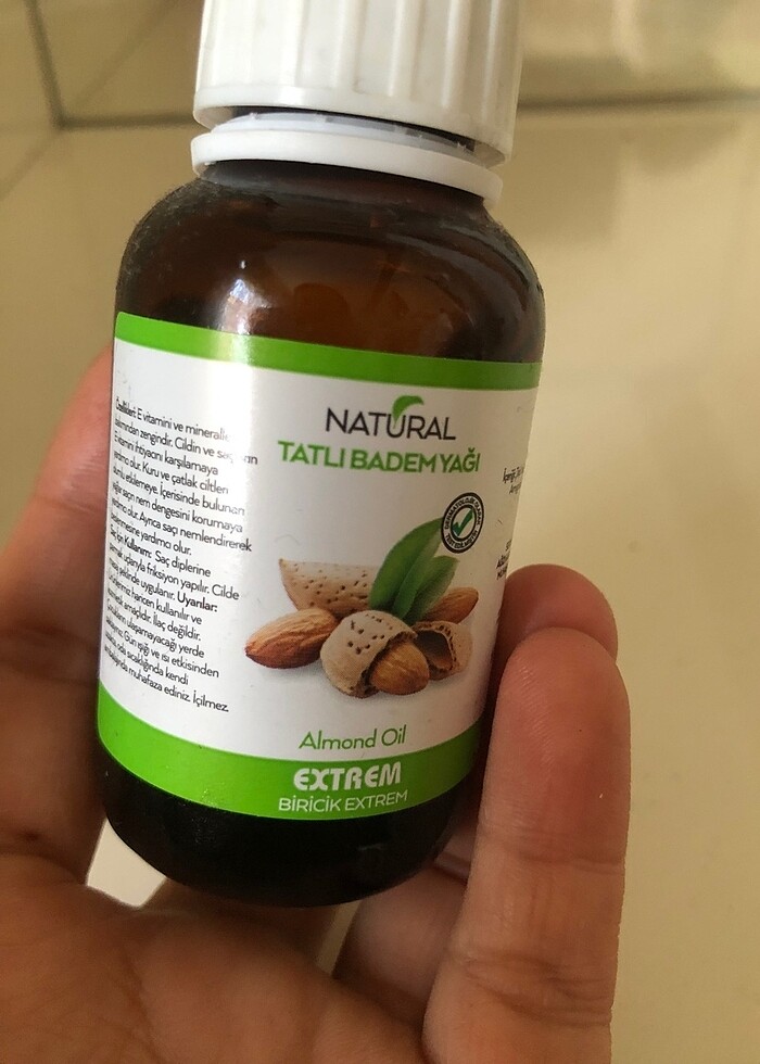 Tatlı Badem Yağı - Görsel 3