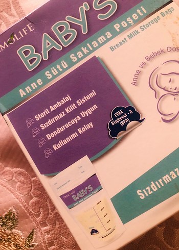 DERMSLIFE Bebek Sütü Saklama Poşeti - Sızdırmaz Kilit - Görsel 2