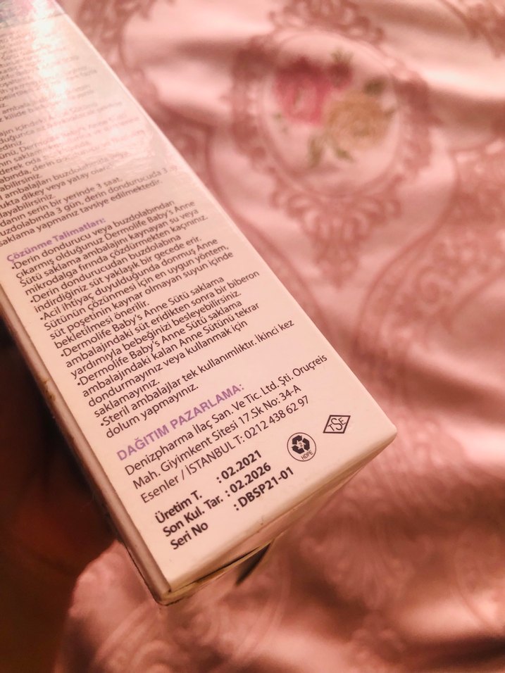 DERMSLIFE Bebek Sütü Saklama Poşeti - Sızdırmaz Kilit - Görsel 3