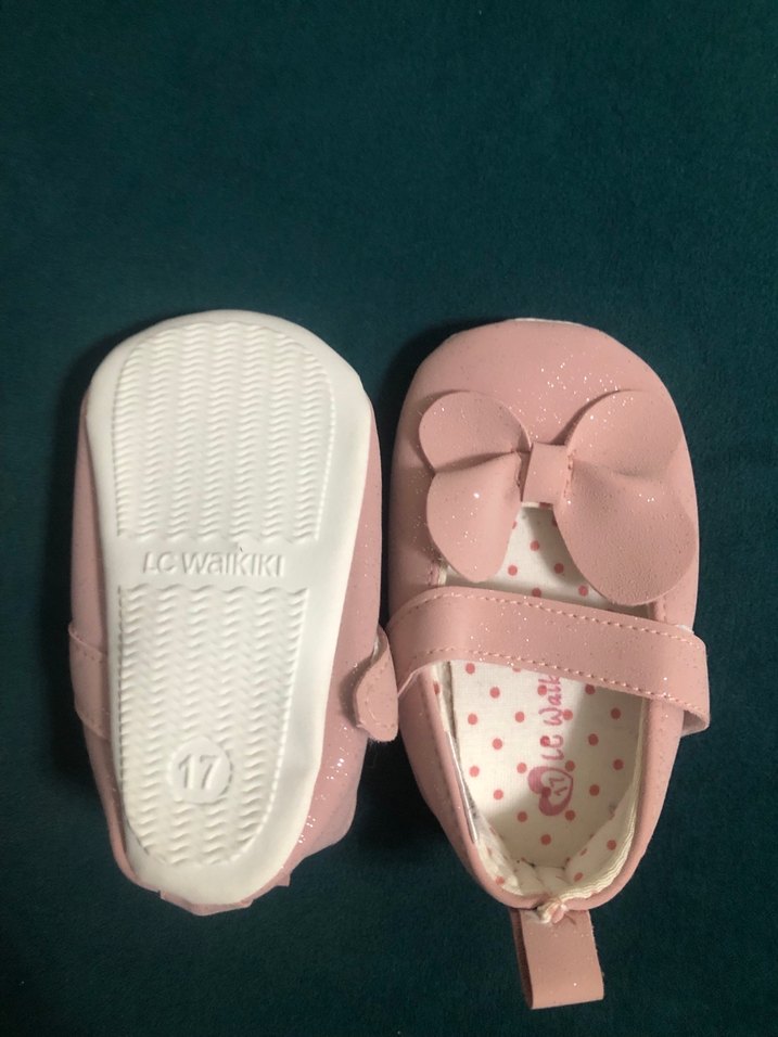 Kız Çocuk Pembe Fiyonklu Babet - Görsel 5