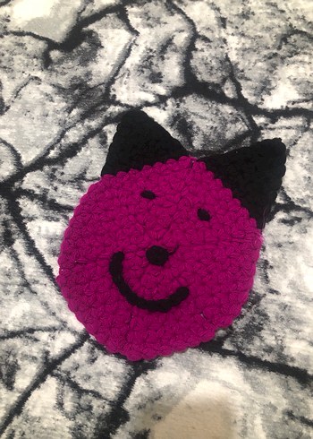 Pembe Örgü Kedi lif - Görsel 2