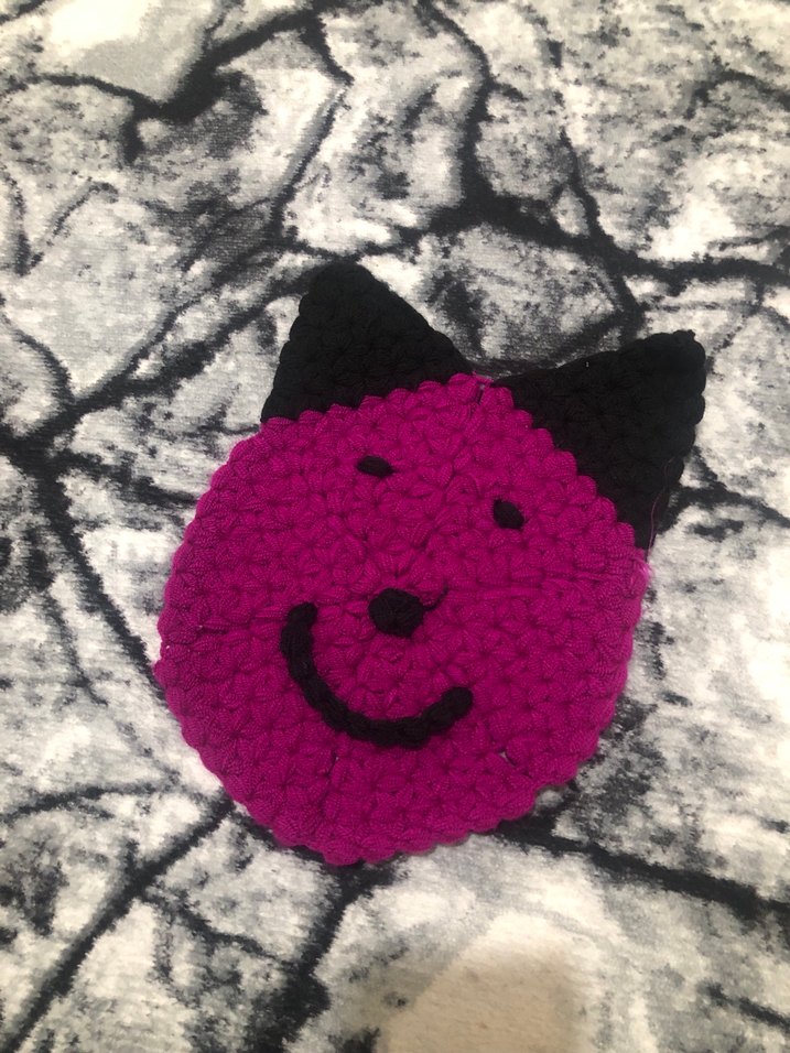 Pembe Örgü Kedi lif - Görsel 2