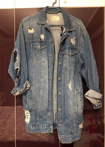 LC Waikiki Rahat Kesim Mavi Yikamali Denim Ceket